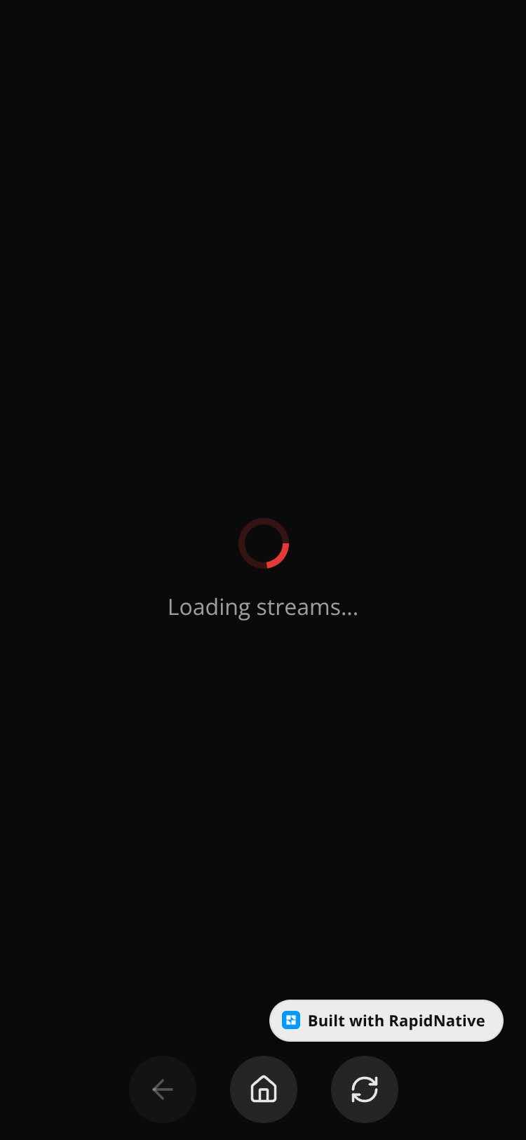 RoxieStreams TV screen 1