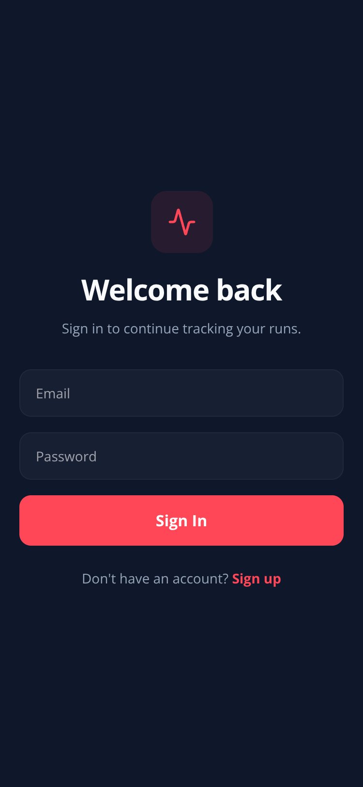 RapidNative App screen 1
