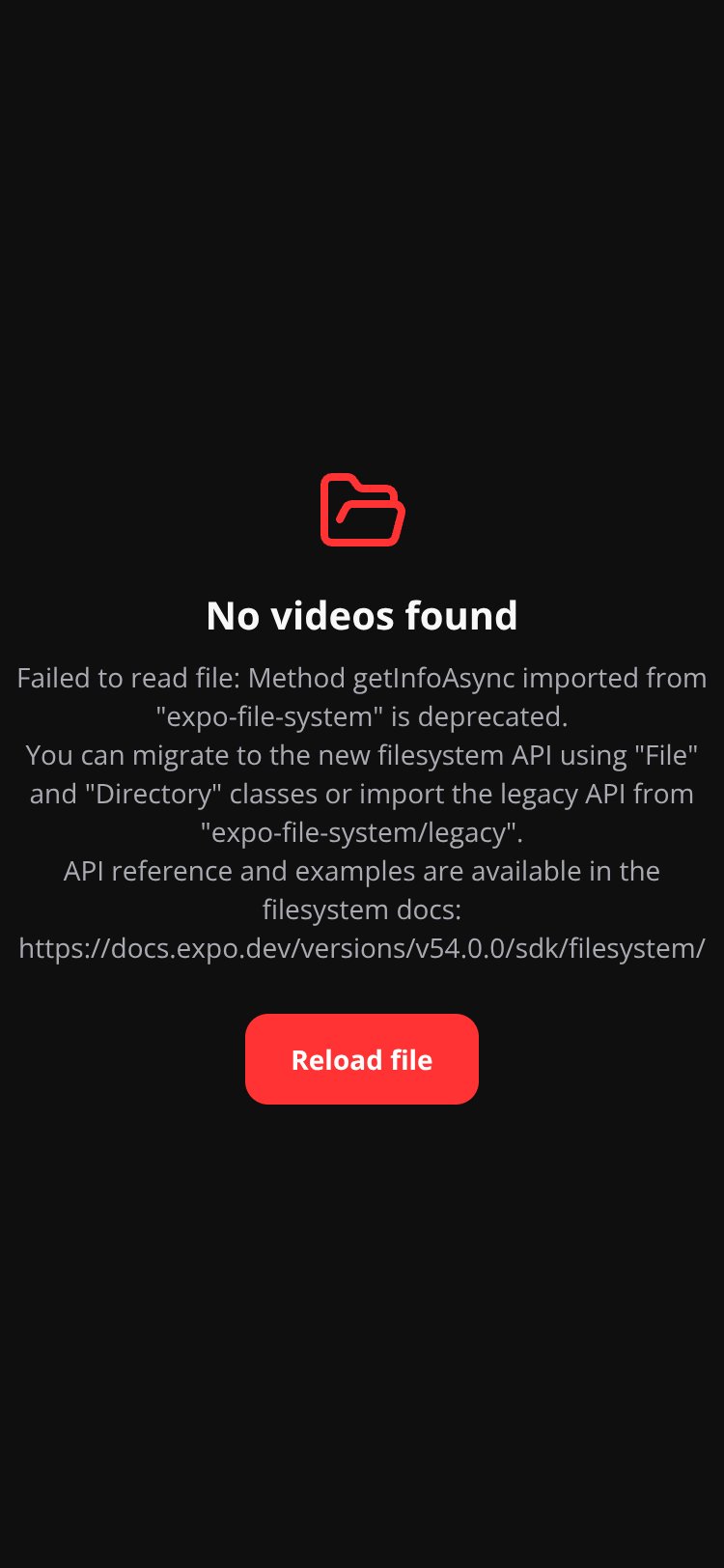 ShuffleTube screen 1