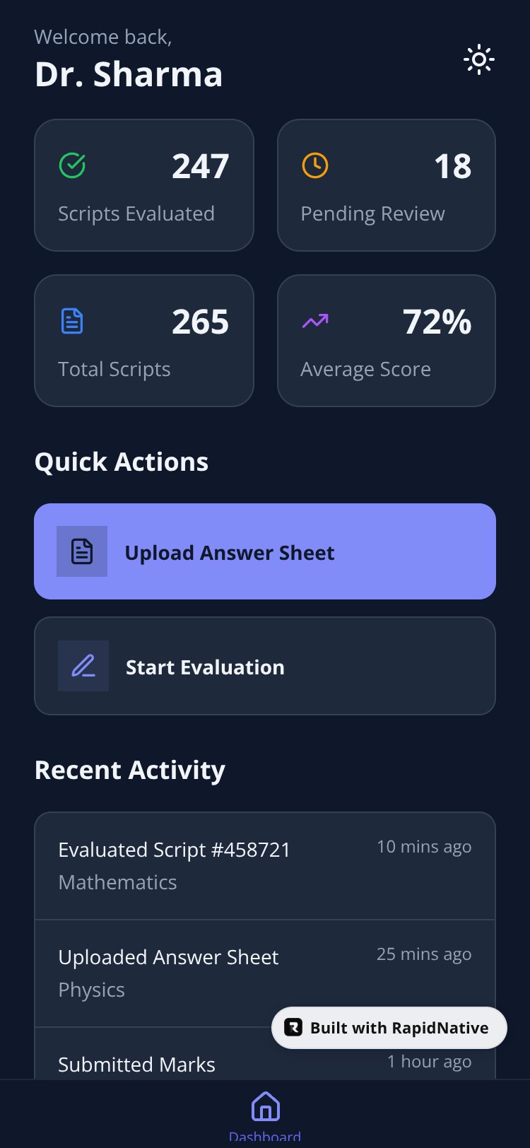 expo-nativewind screen 1