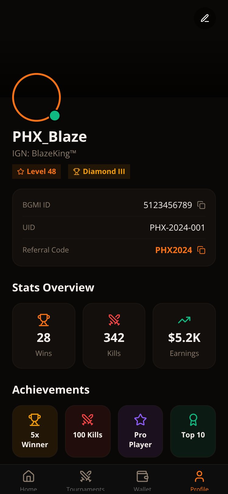Phoenix Esports Hub screen 4