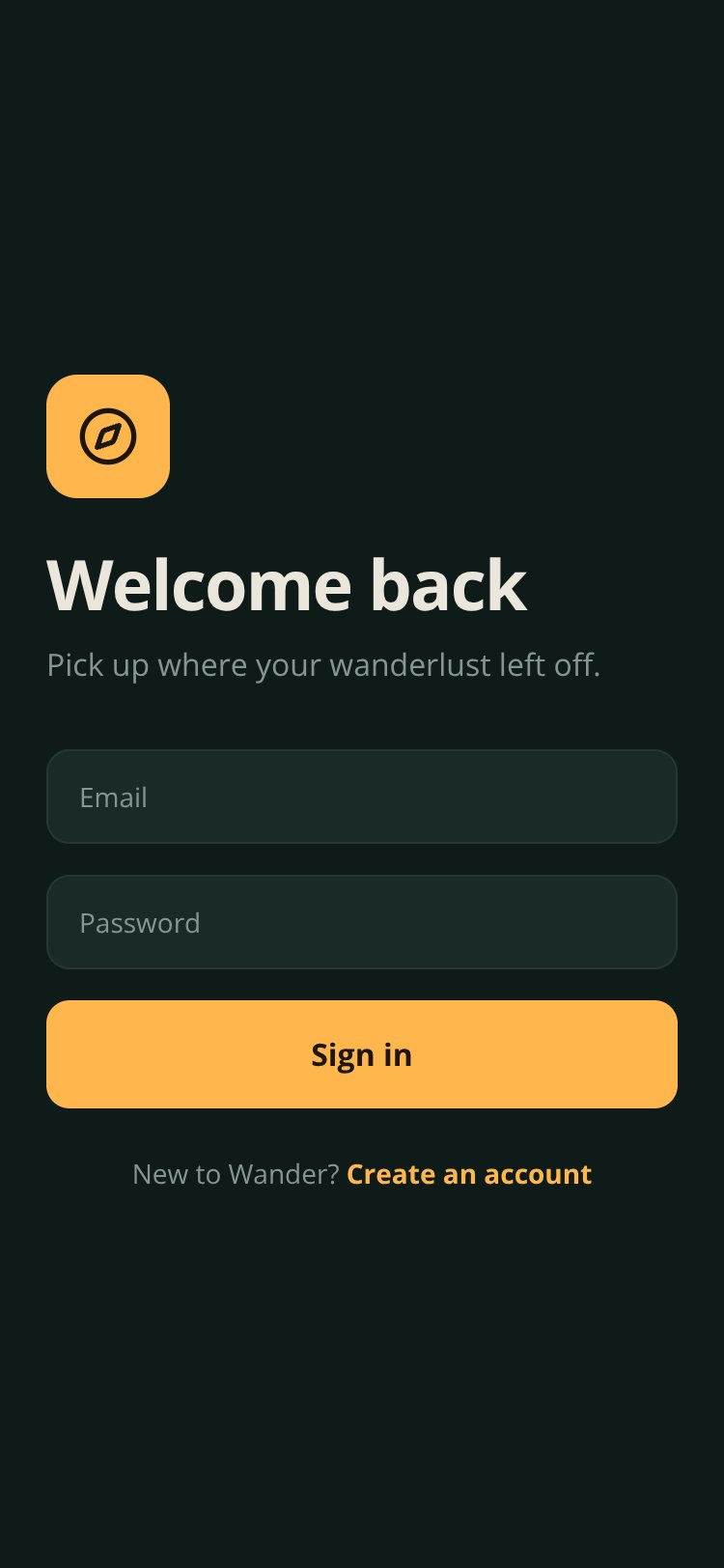 Wander screen 1