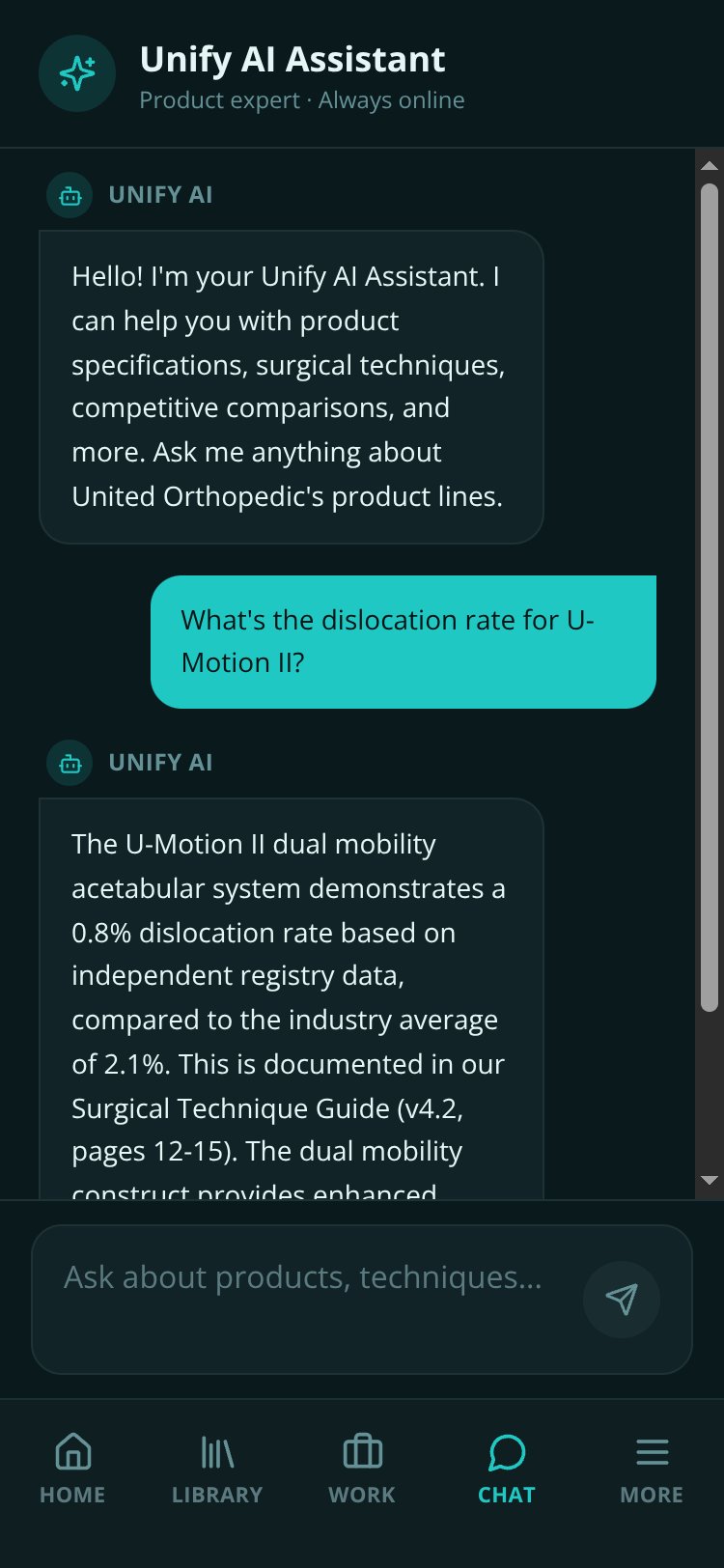 Unify screen 1