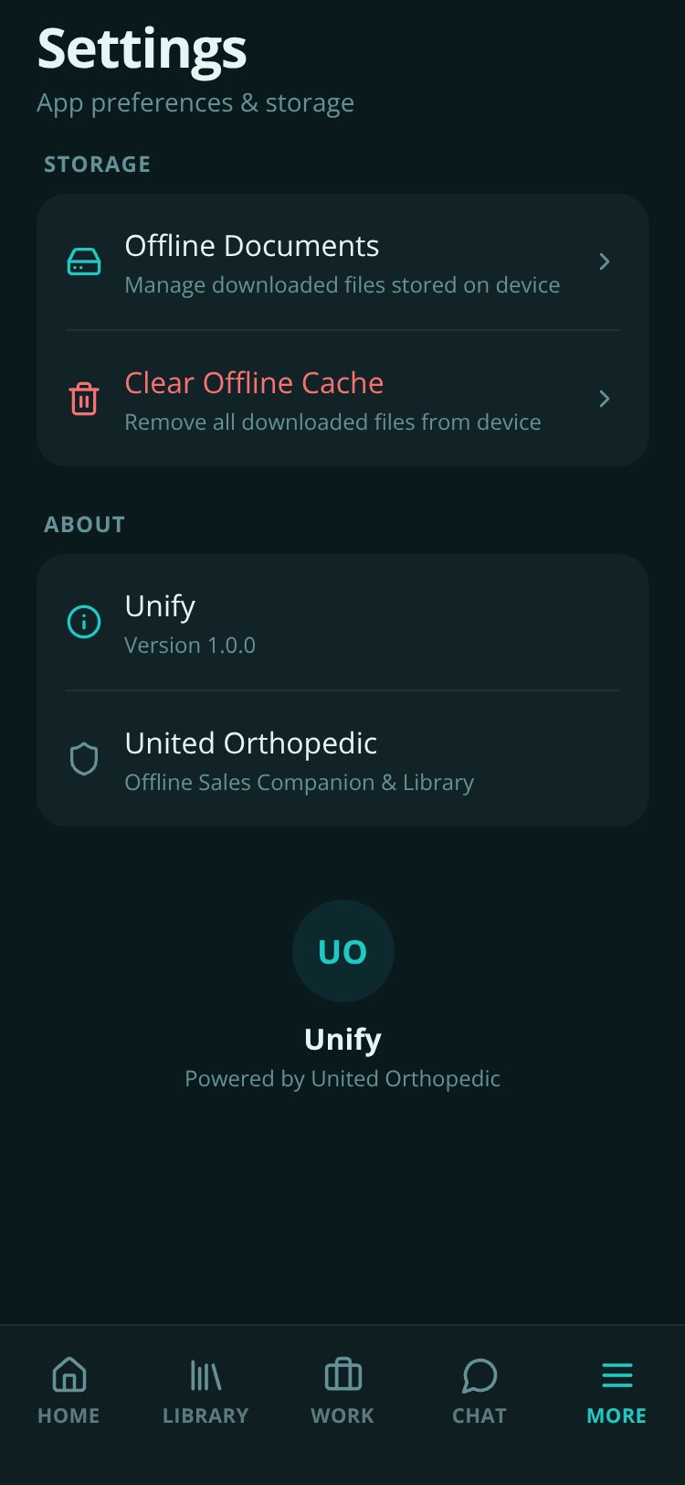 Unify screen 4