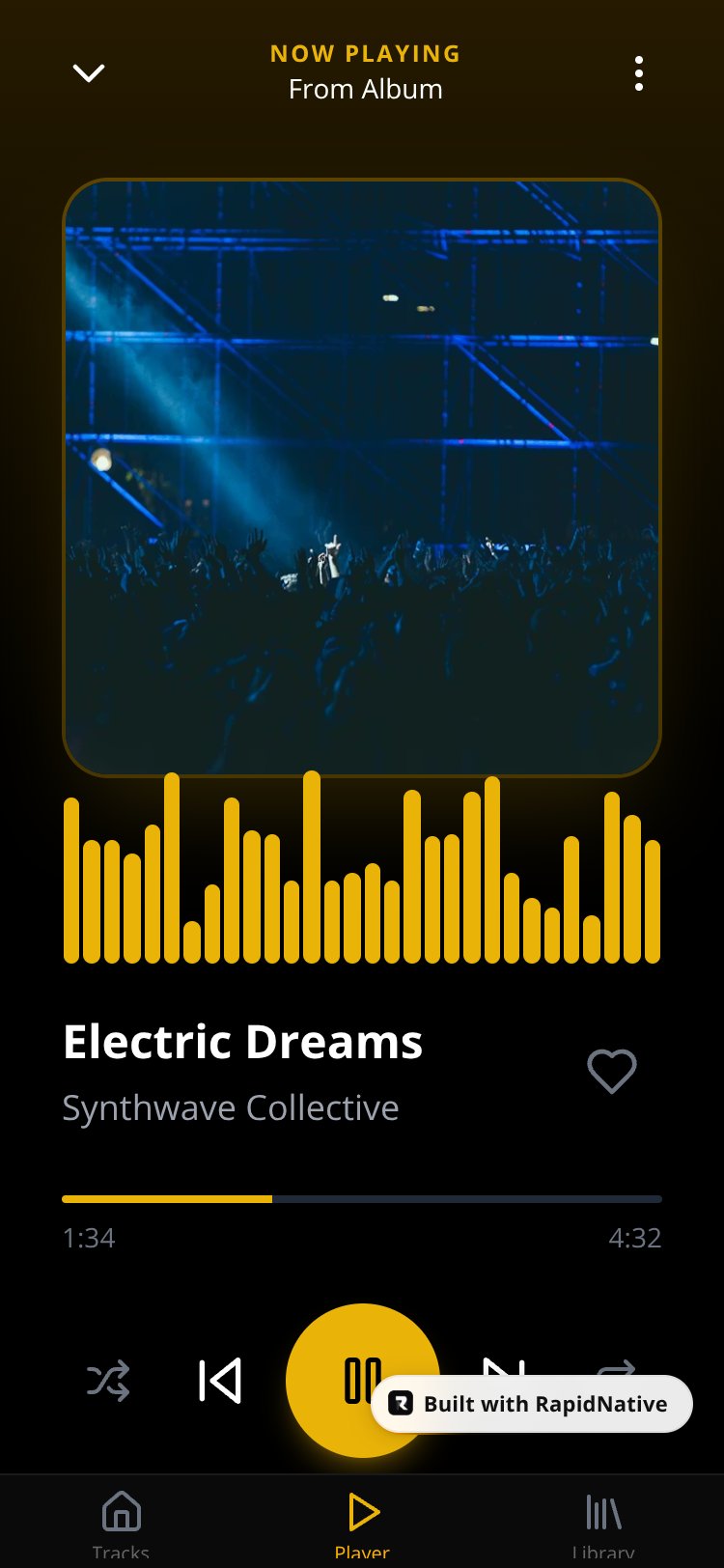 PowerAmp Clone screen 1