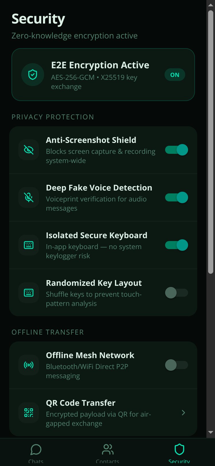 ZeroChat screen 3