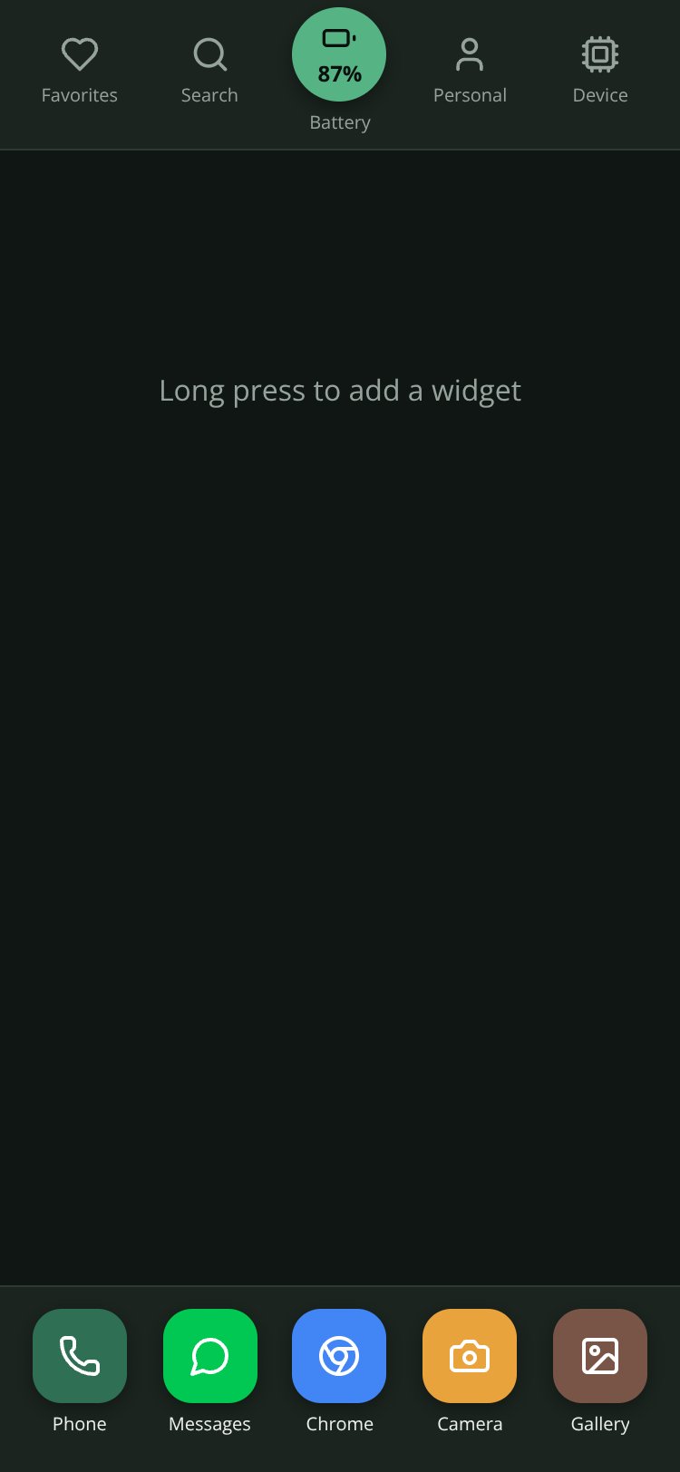 Nova Launcher screen 1