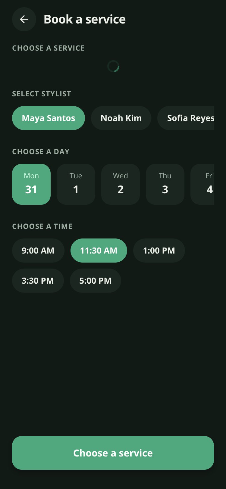 D.K Hair Salon screen 4