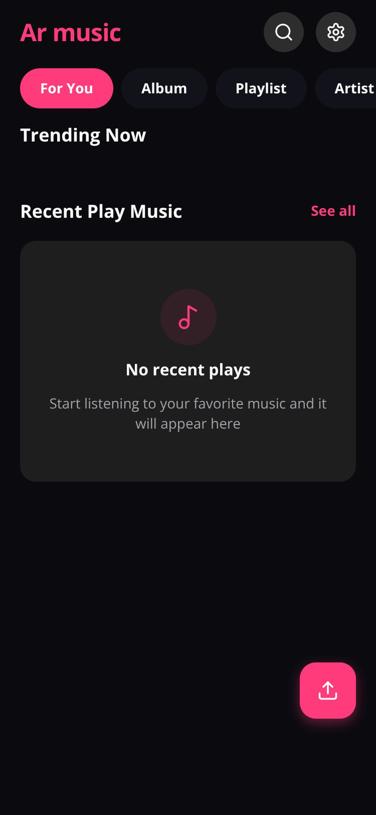 Ar music screen 3