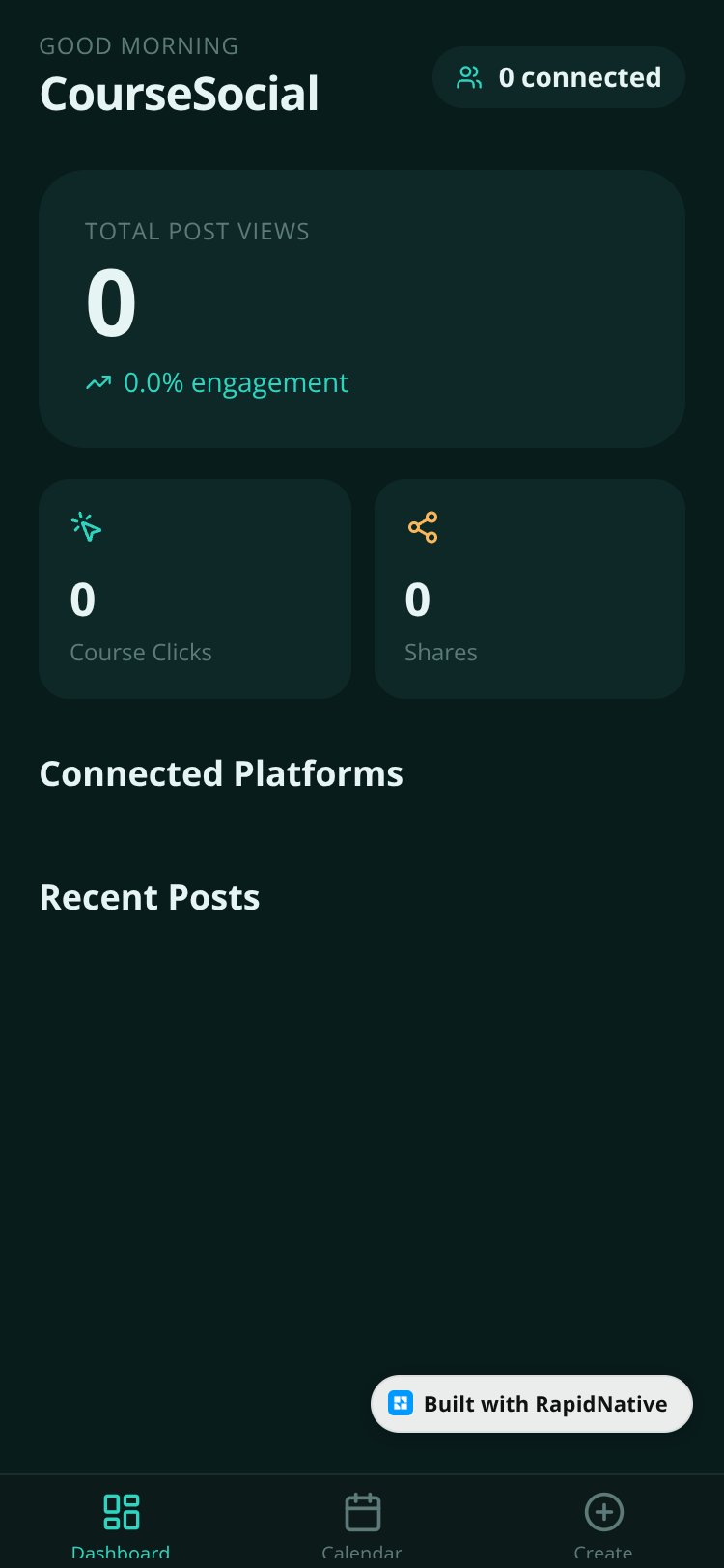 CourseSocial screen 3