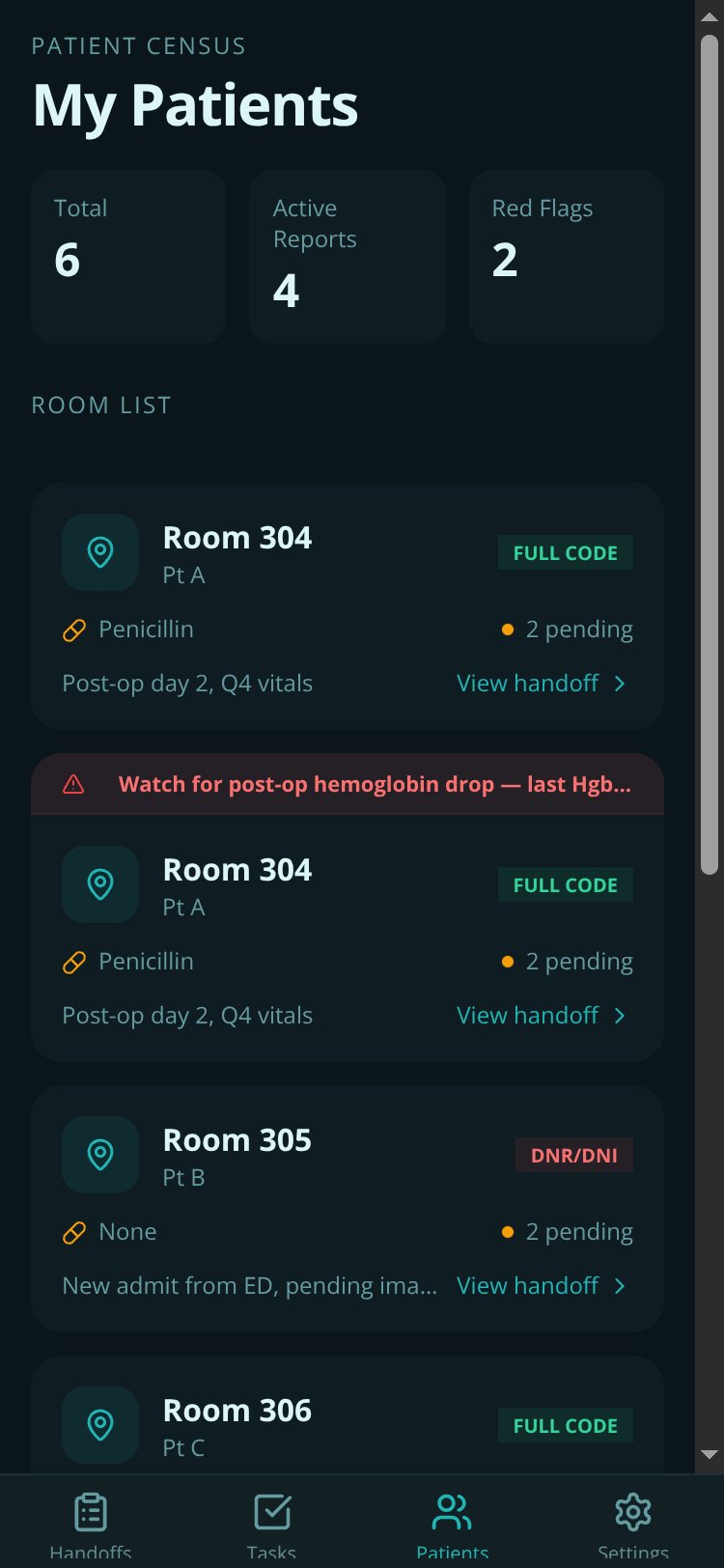 Handoff Brain screen 4