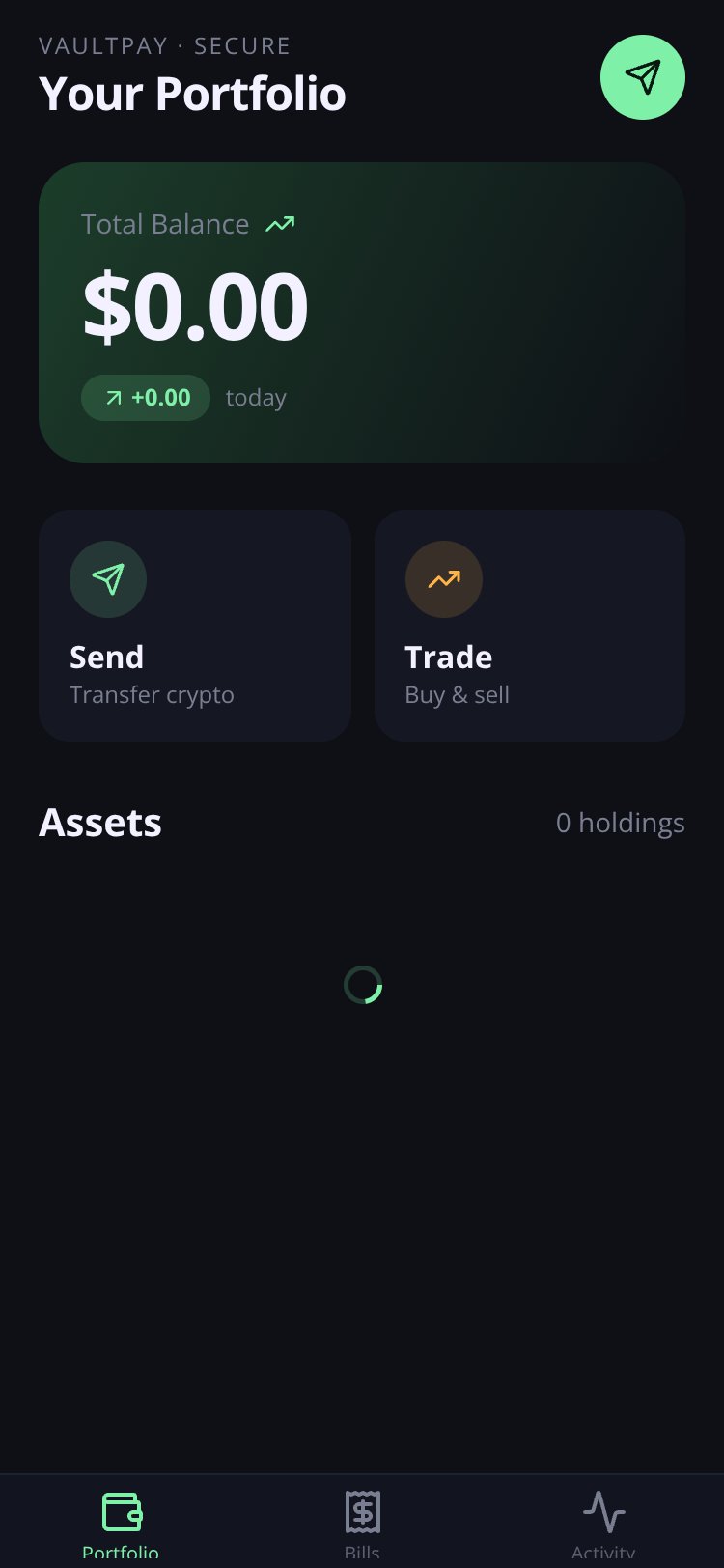 VaultPay screen 4