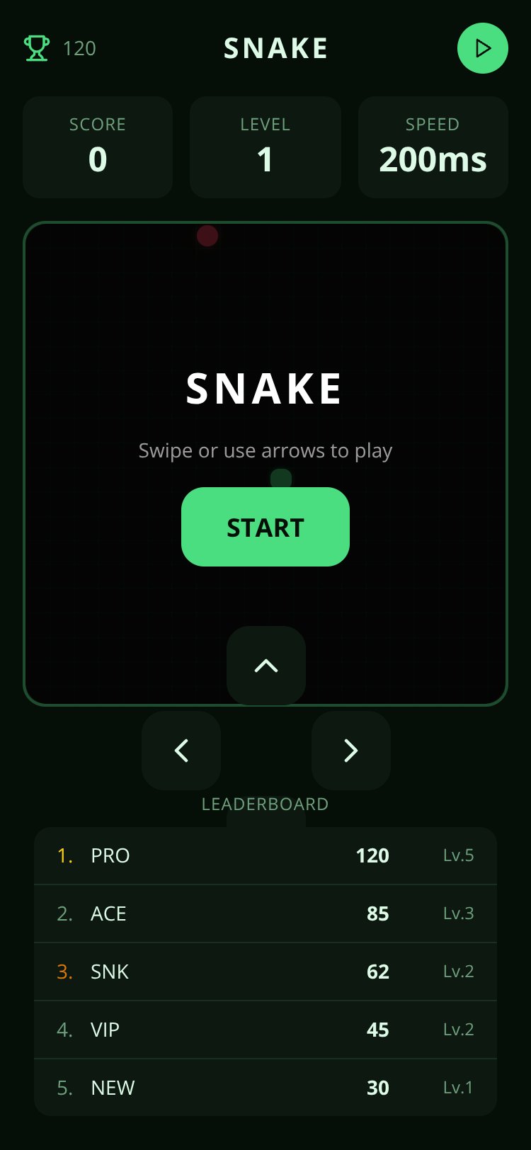 Snake screen 1