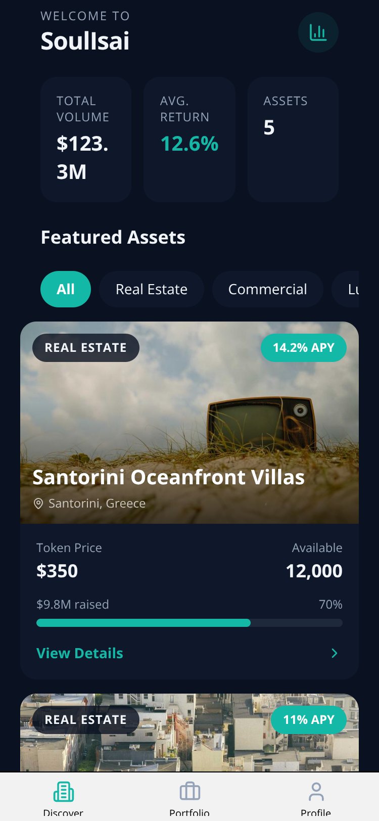 TokenVest screen 1