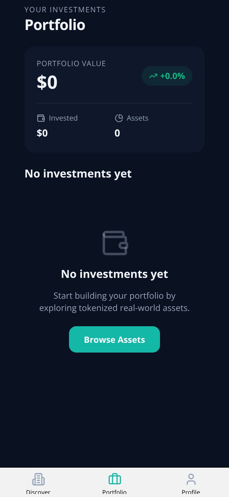 TokenVest screen 2