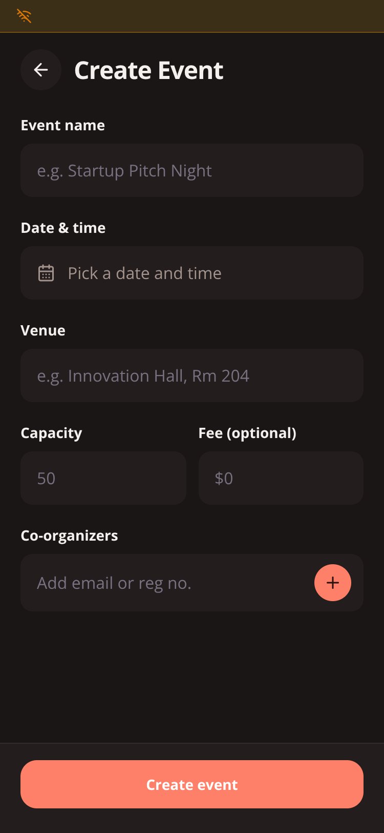 RapidNative App screen 5