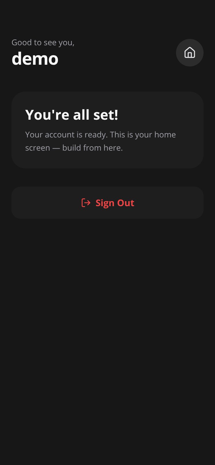 RapidNative App screen 3