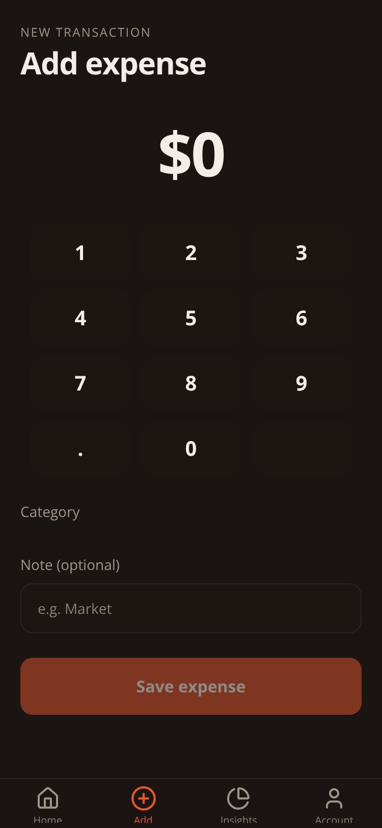 Ledger screen 3