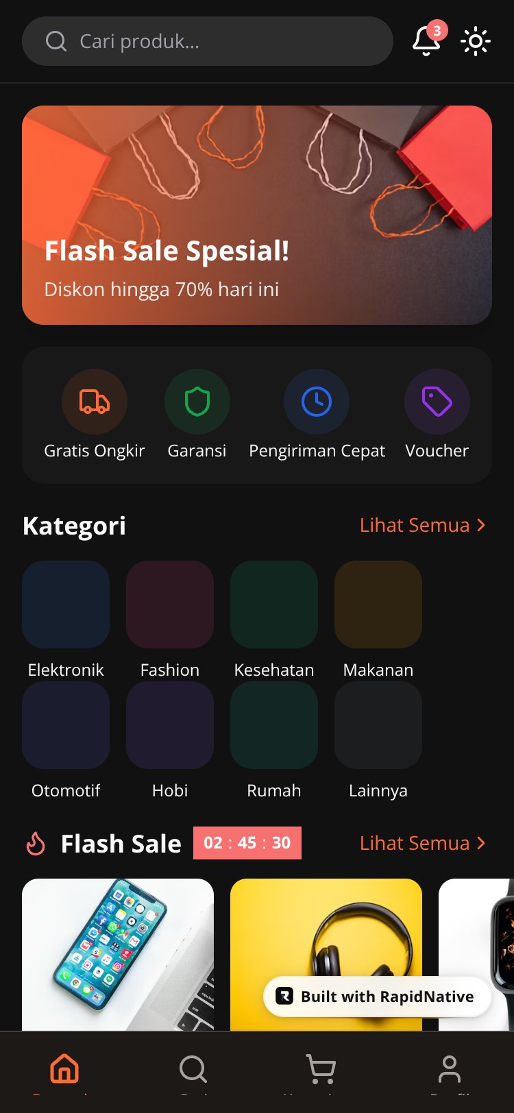 Shopee Marketplace screen 3