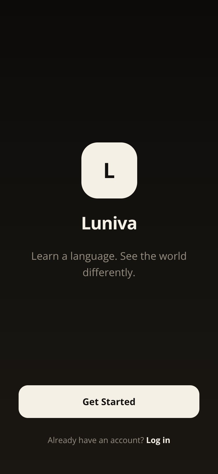 Luniva screen 1