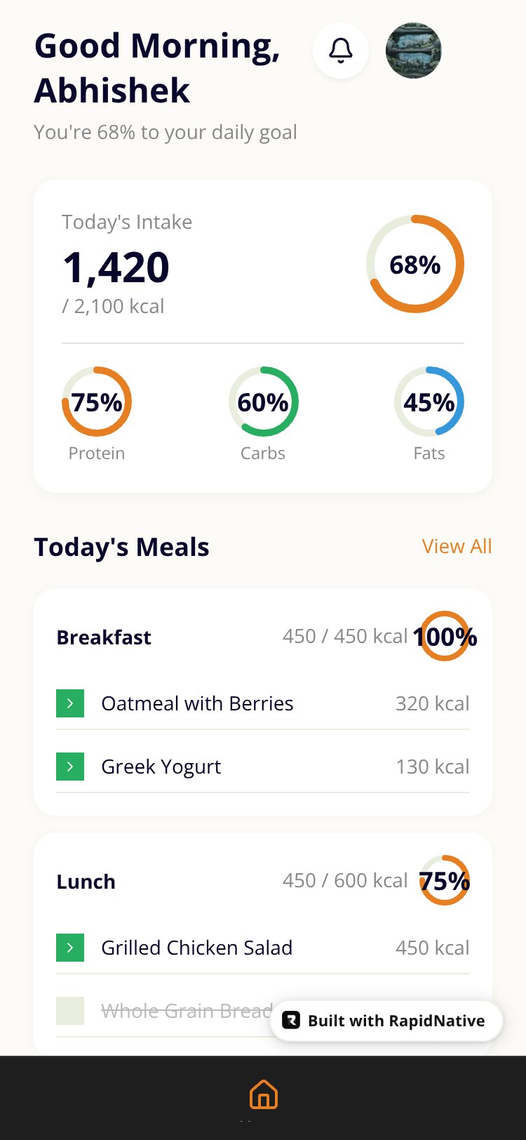 NutriLife Pro screen 1