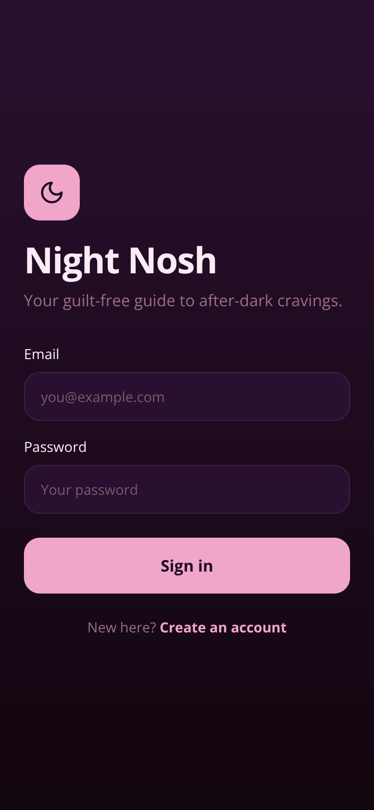 Night Nosh screen 1