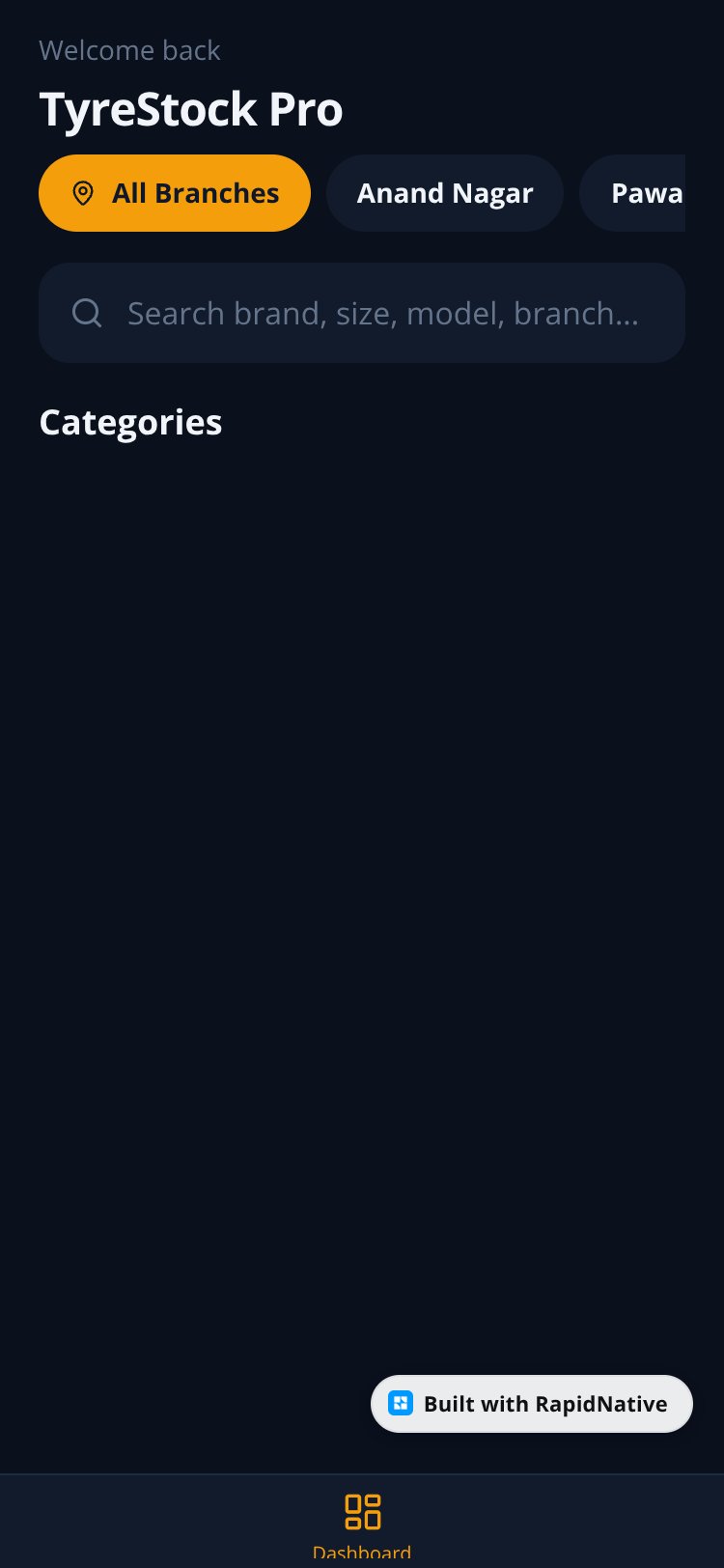 TyreStock Pro screen 1
