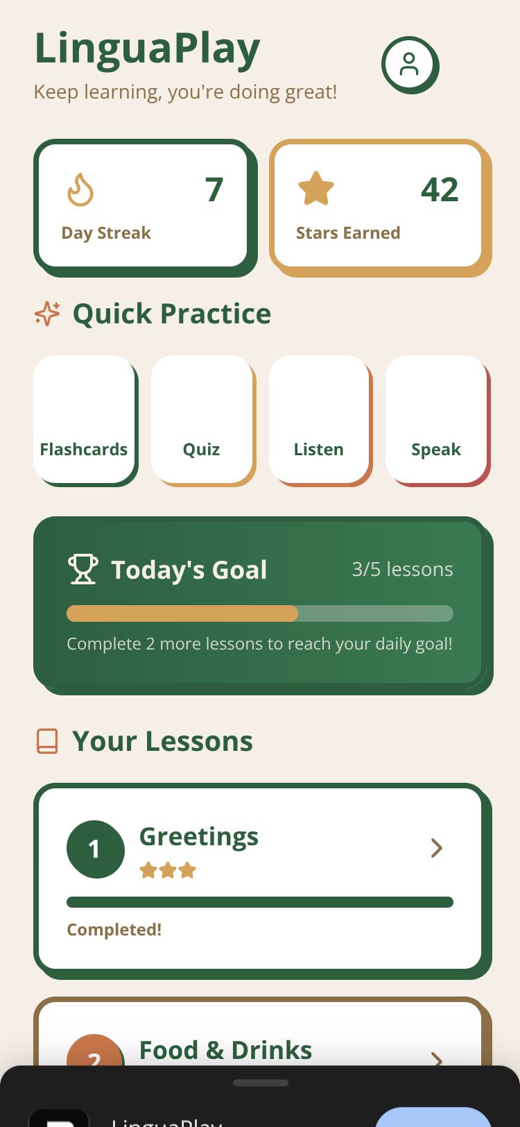 LinguaPlay preview