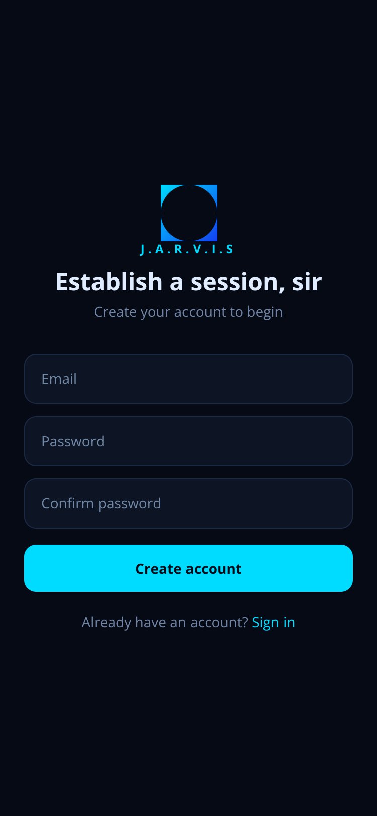 JARVIS screen 2