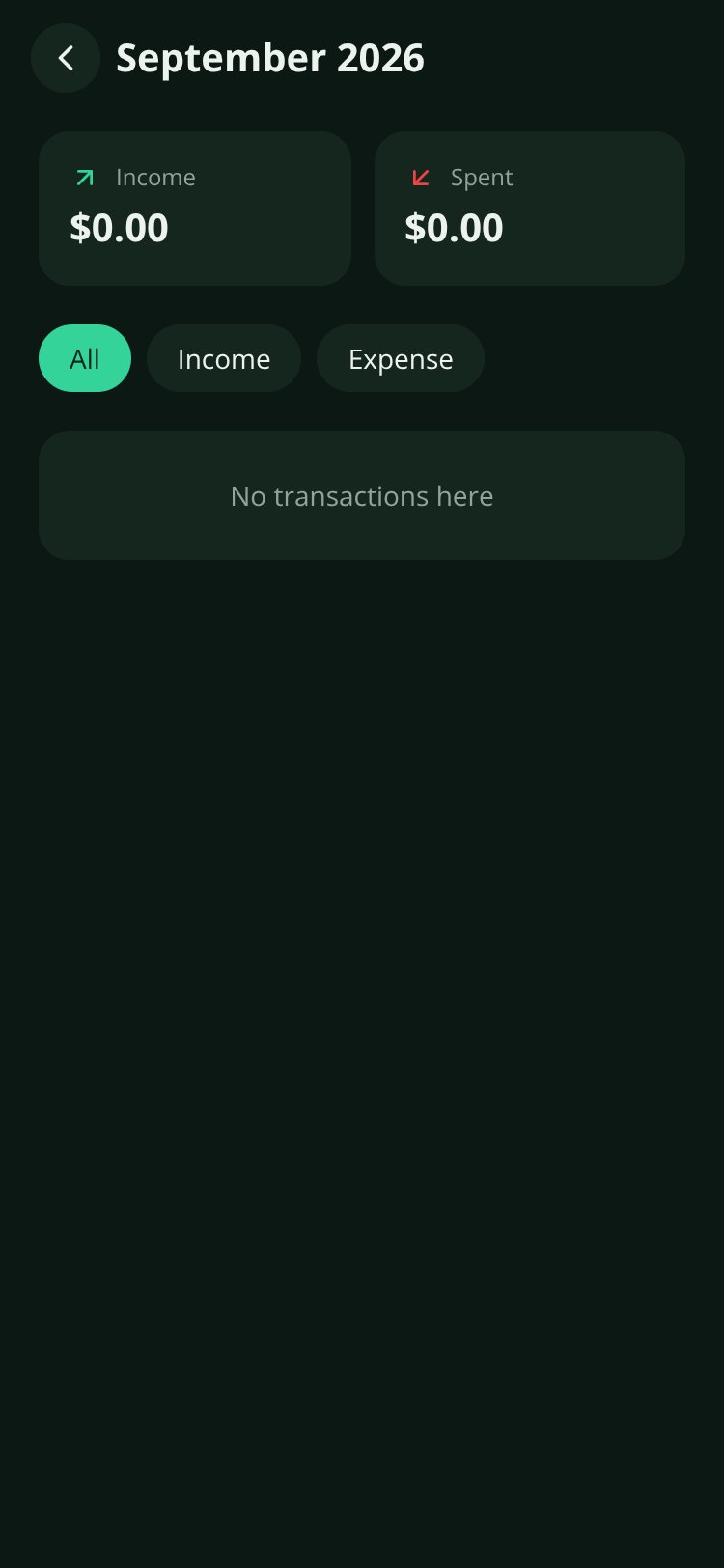 Money Flow screen 3