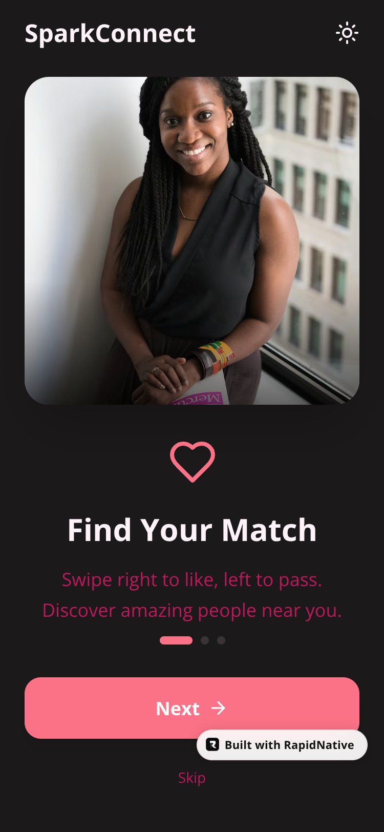 SparkConnect screen 4