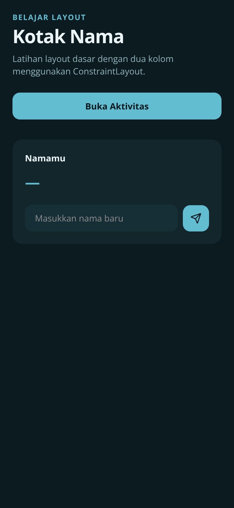 NamaLayout screen 2