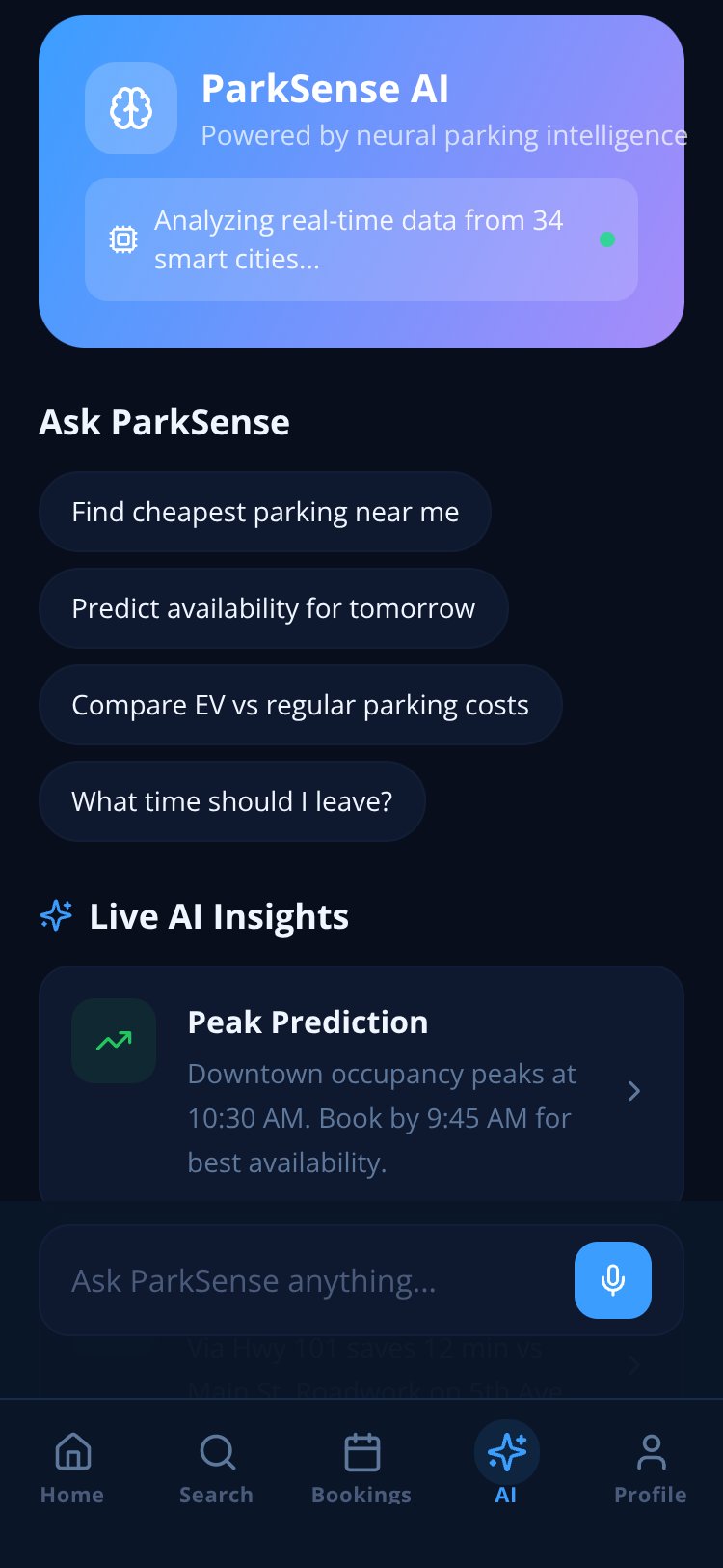 ParkSense AI screen 1