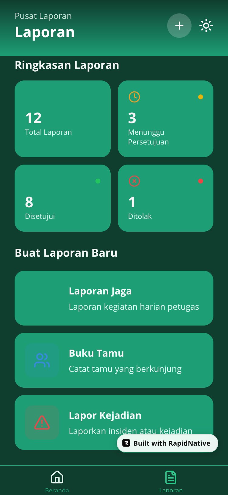 SIGAP screen 1