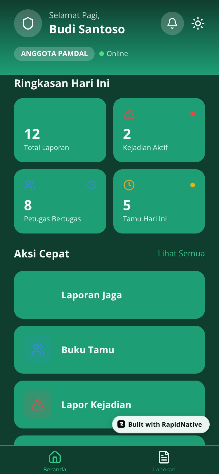 SIGAP screen 2