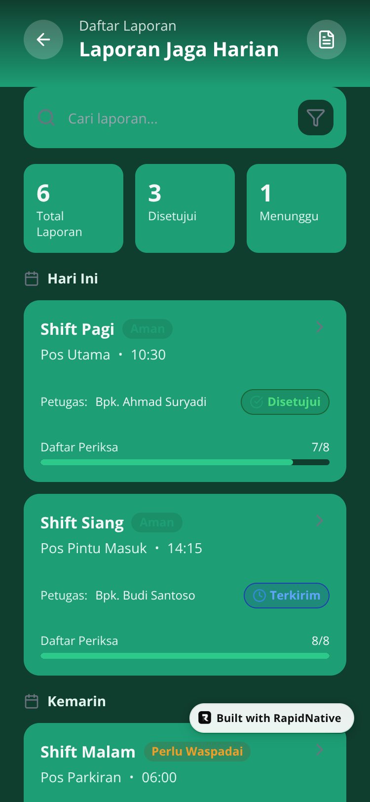 SIGAP screen 4