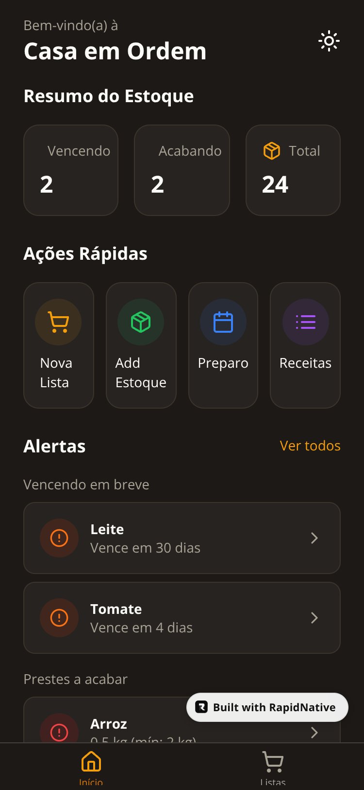 Casa em Ordem screen 1