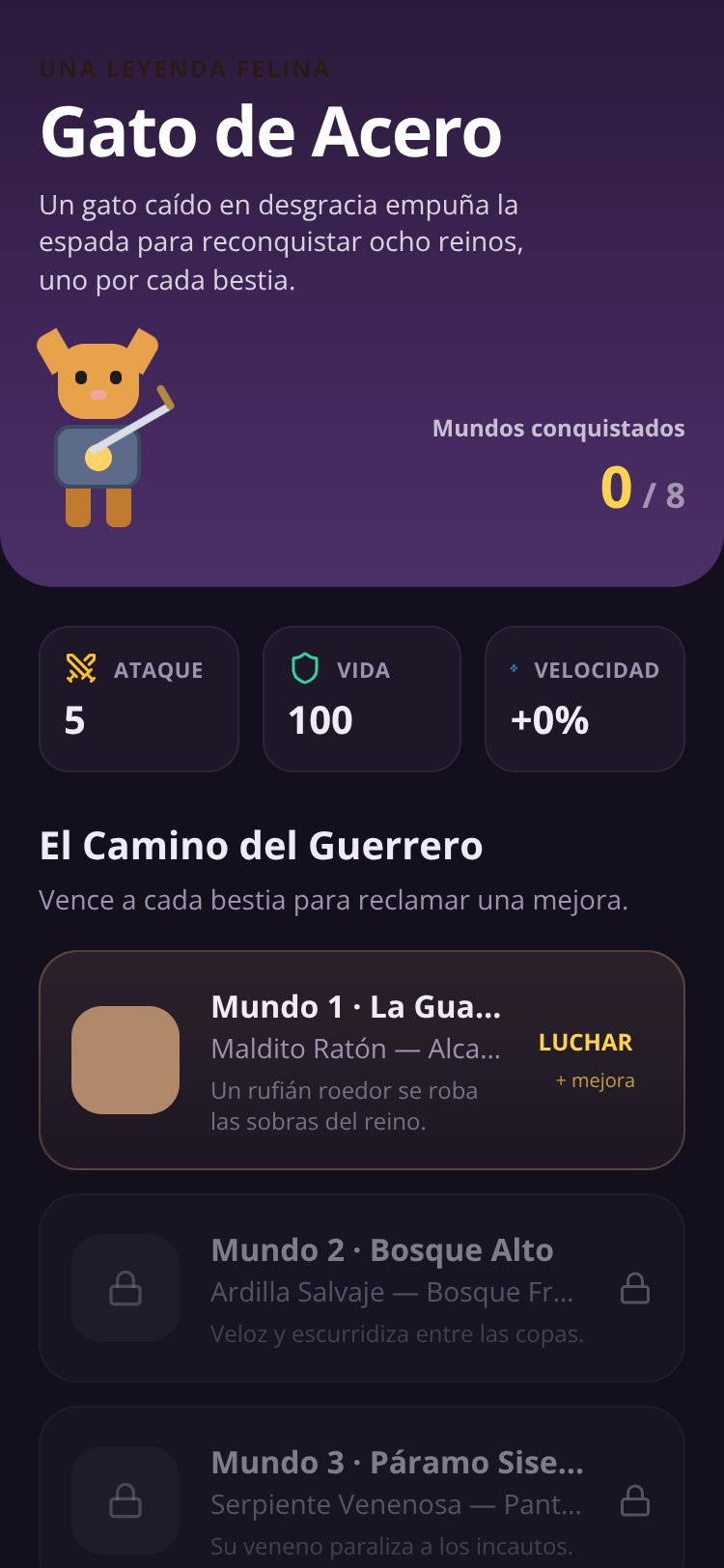Gato de Acero screen 1