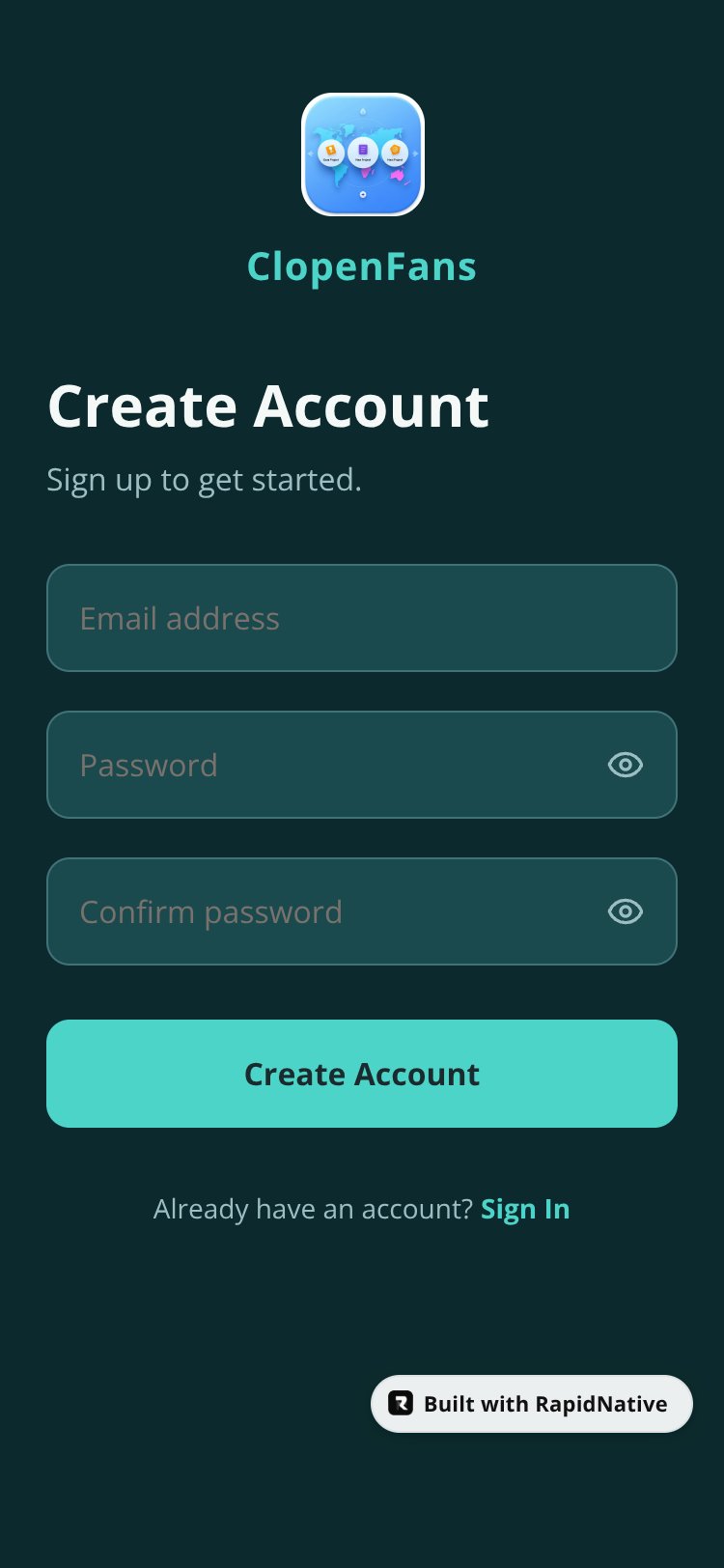 ClopenFans screen 2