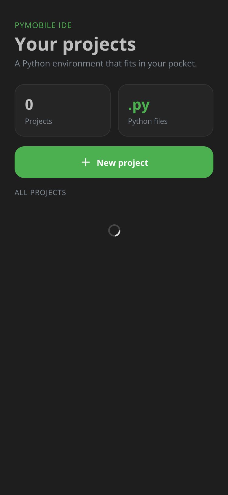 PyMobile screen 4