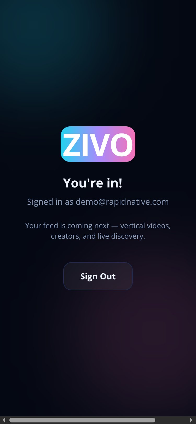 ZIVO screen 3