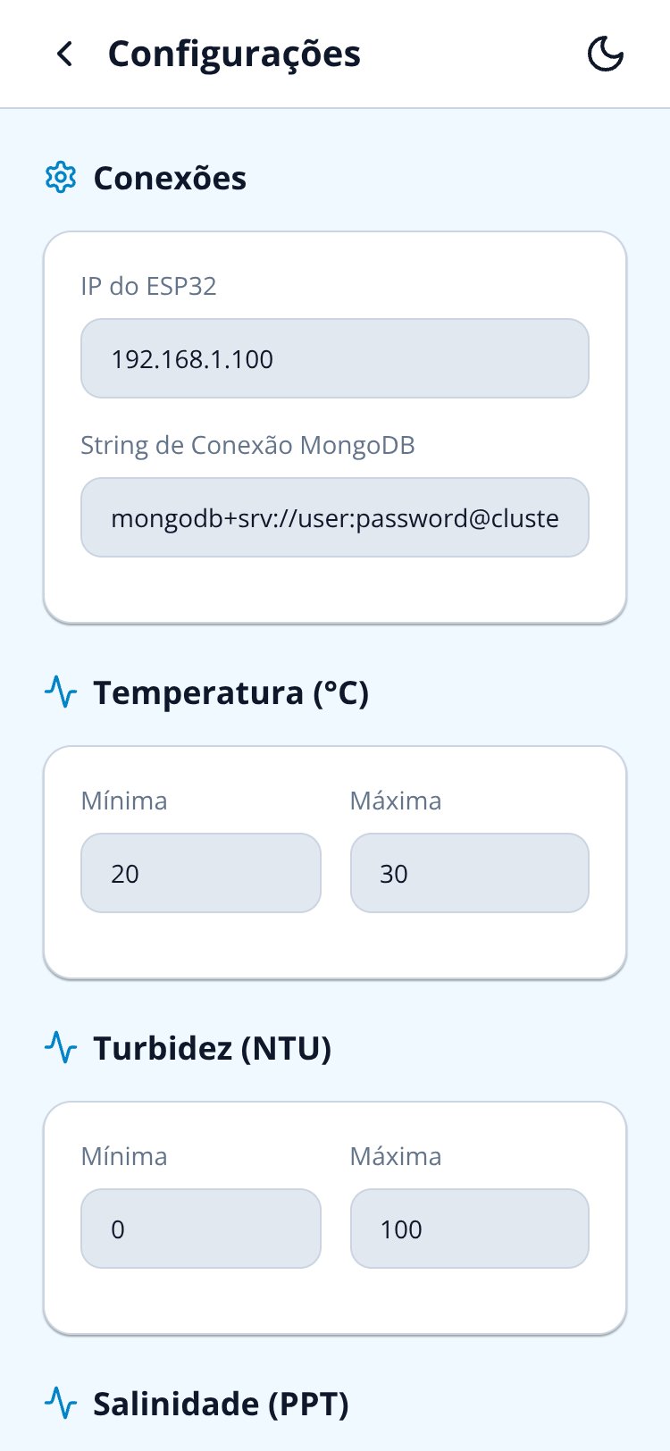 AquaMonitor Pro screen 2