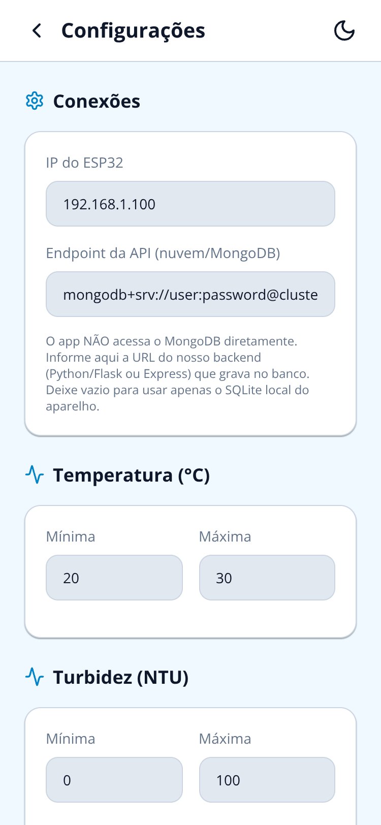 AquaMonitor Pro screen 2