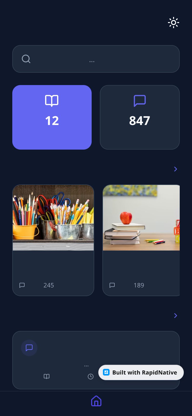 SchoolBook screen 1