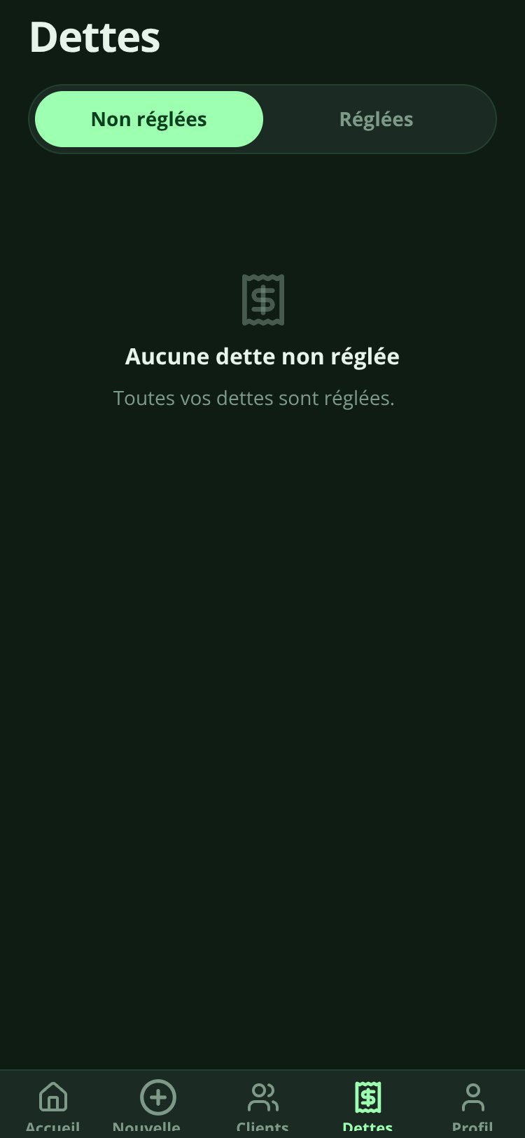 GÉRANT PROD screen 2