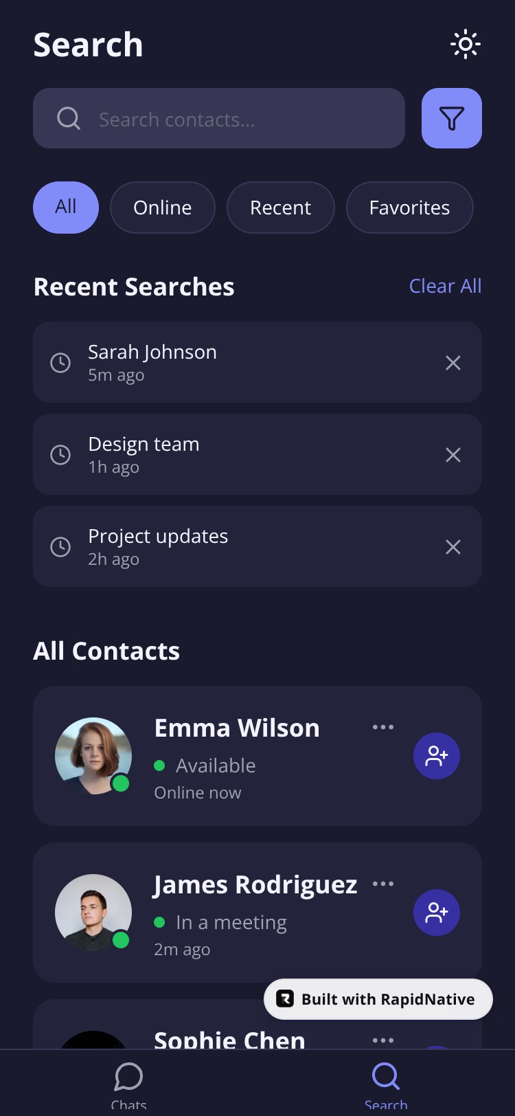 WiseBase screen 2