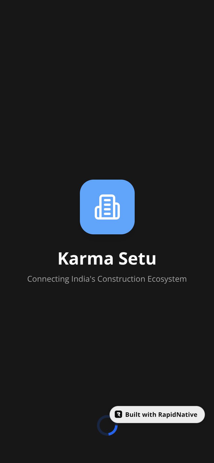 Karma Setu screen 1
