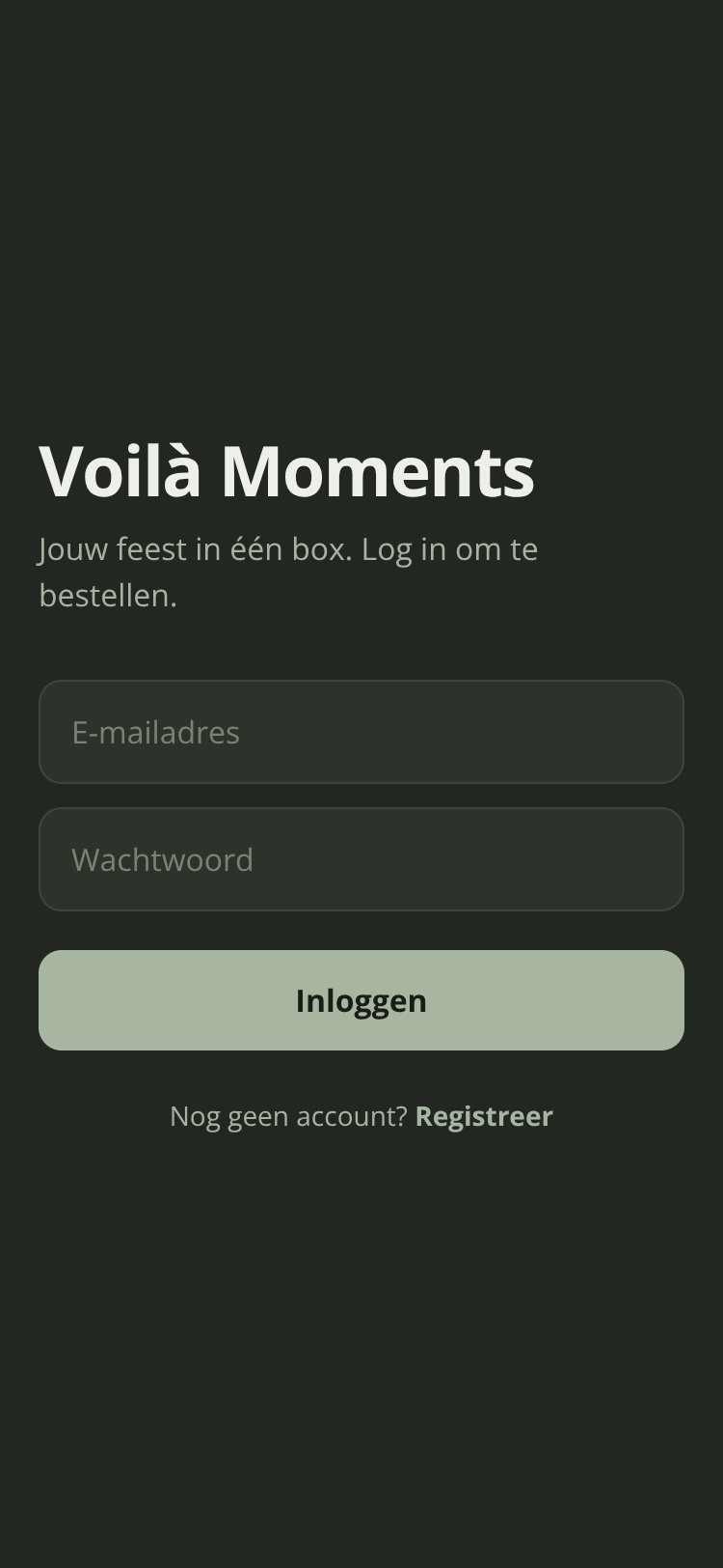 Voilà Moments screen 1