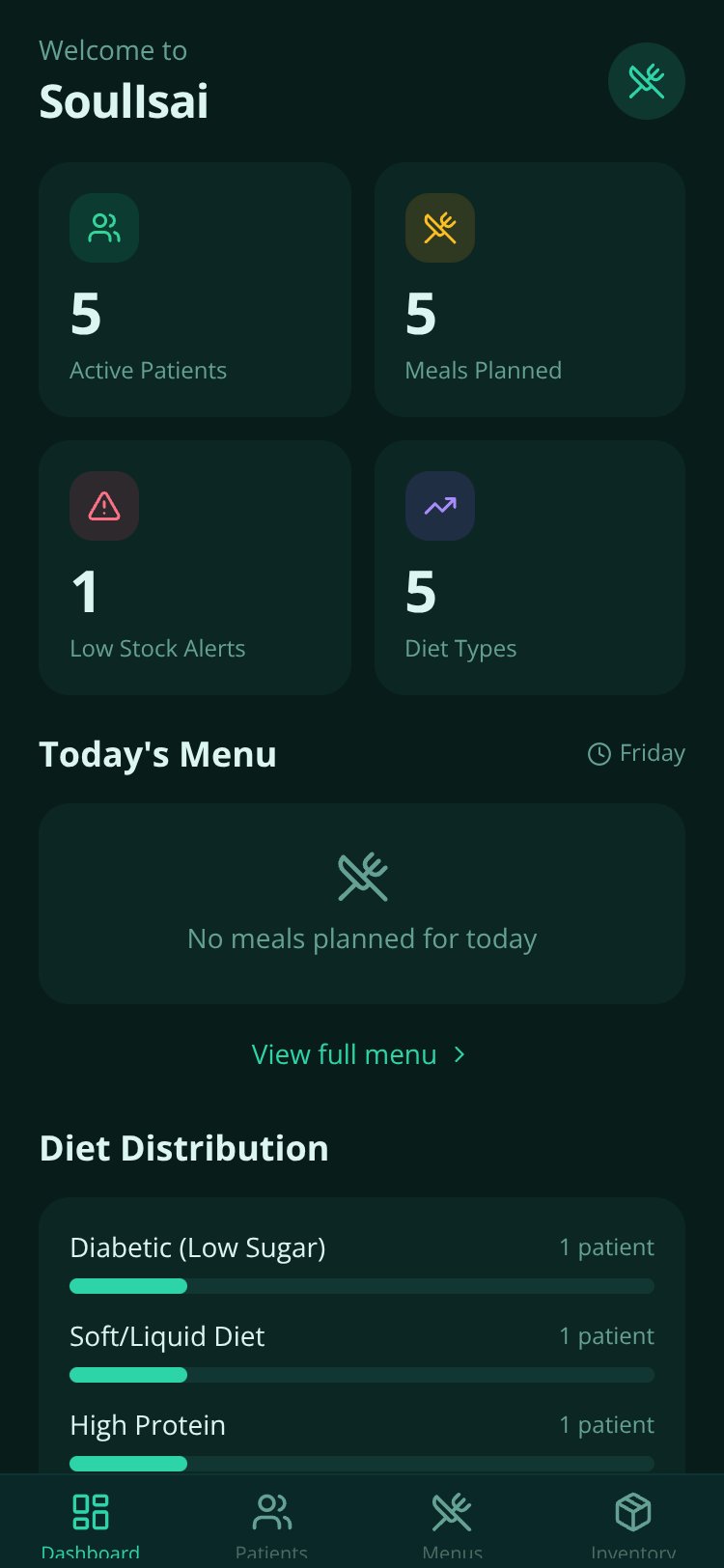 MediMealPro screen 1