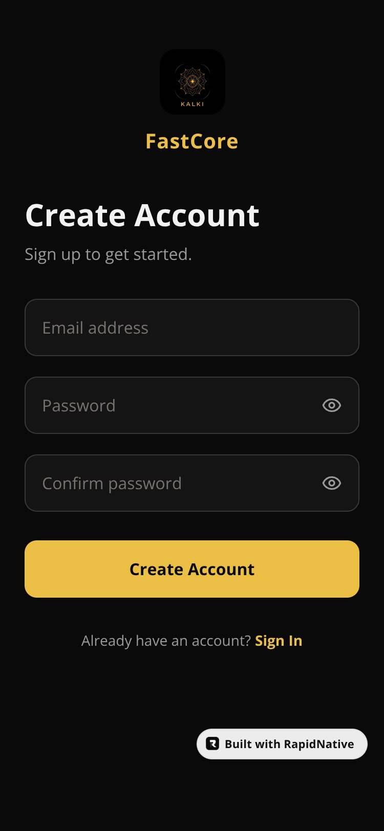 FastCore screen 2